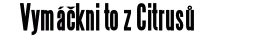 Vymáčkni to z Citrusů